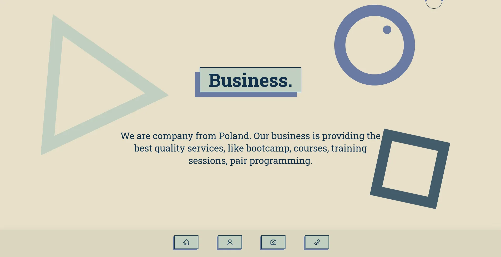 Business Website